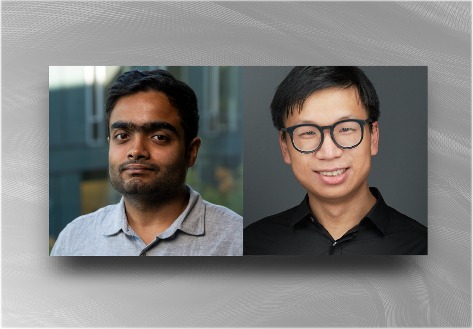 Collaged headshots of Aviral Kumar and Jun-Yan Zhu.