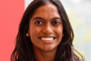 Portrait photo of Computer Science Department Ph.D. student Saranya Vijayakumar